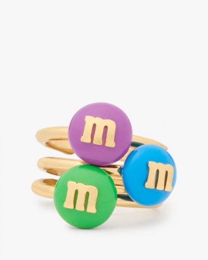 M&M's x ケイト?スペード ニューヨーク スタッキング リング セット