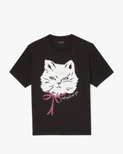 エンベリッシュド キャット Tシャツ